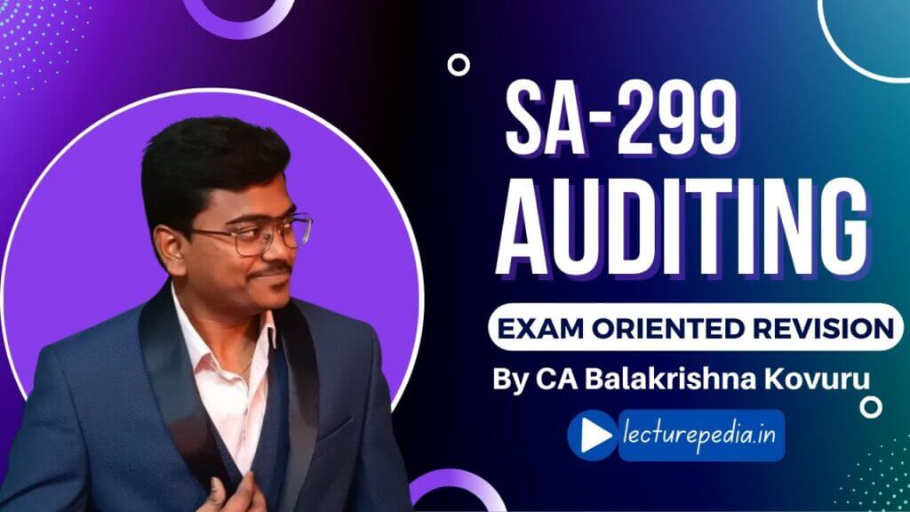 SA 299 Joint audit of financial statements by ca balakrishna kovuru