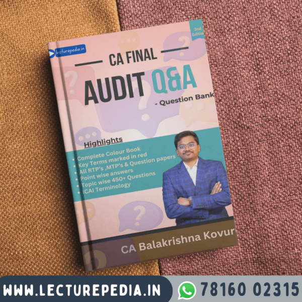 CA Final Audit Q&A Book